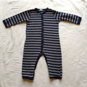 SPLENDID STRIPED WAFFLE ONE PIECE 18-24M